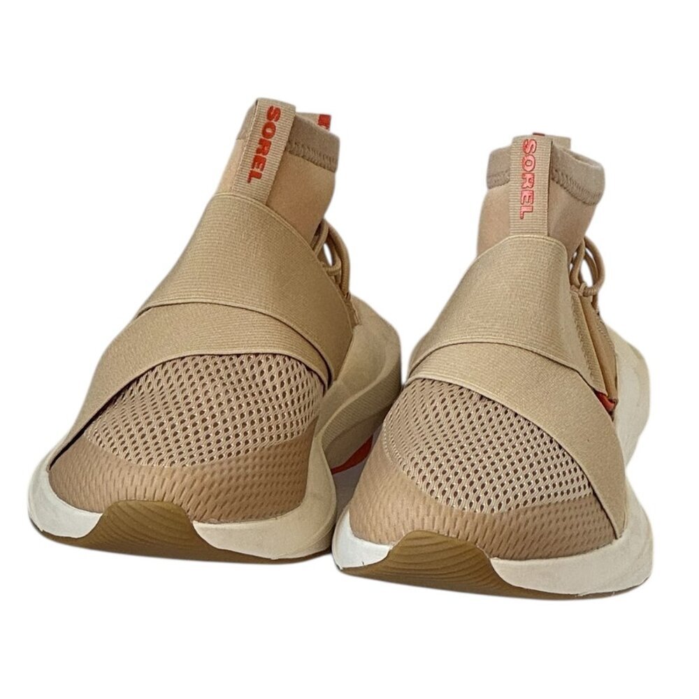 Sorel Explorer Defy Mid Sneaker High Top Tan with White Outsole Women's 9.5 - Picture 4 of 12